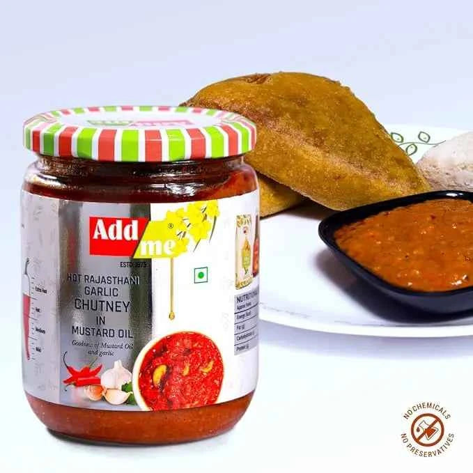 Rajasthani Garlic Chutney, Homemade Lahsun Ki Chatni