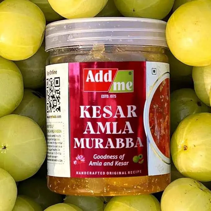 Seedless Amla Murabba With Kesar, Elaichi, 500gm, Naturally Preserved