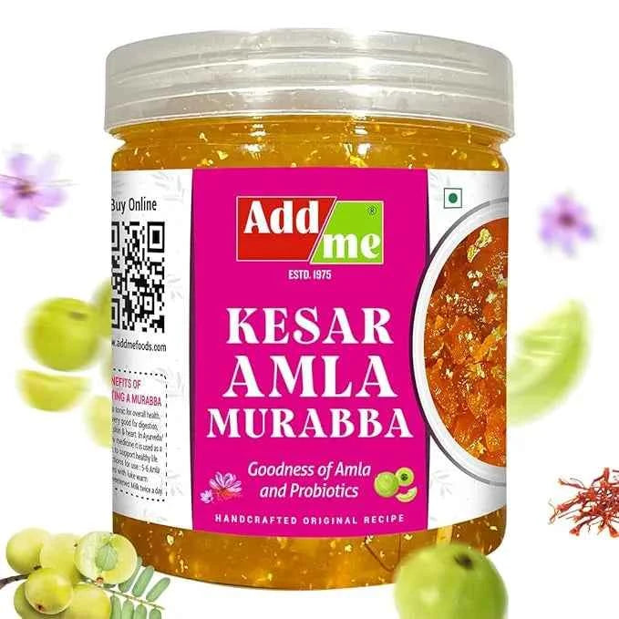 Seedless Amla Murabba With Kesar, Elaichi, 500gm, Naturally Preserved