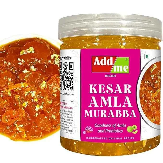 Seedless Amla Murabba With Kesar, Elaichi, 500gm, Naturally Preserved