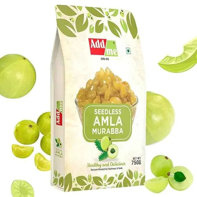 Seedless Dry Amla Murabba 750gm, Naturally Preserved Awla Ka Muraba