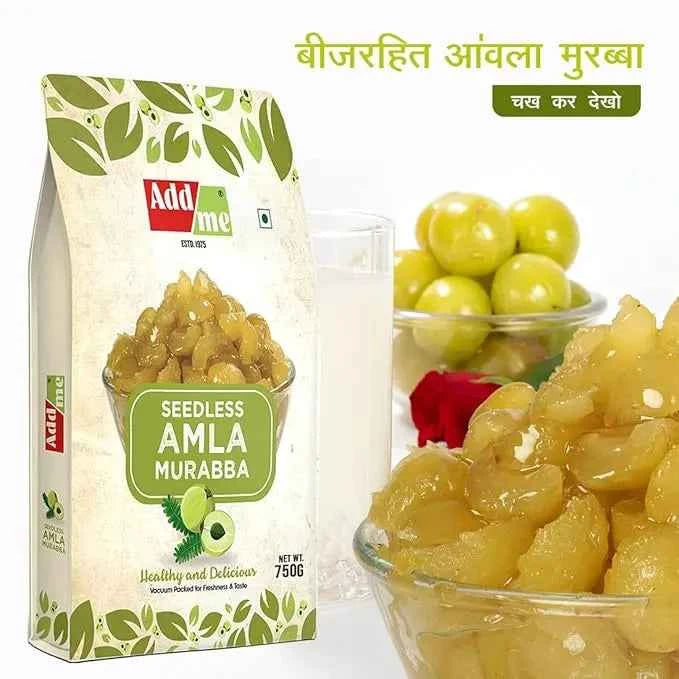 Seedless Dry Amla Murabba 750gm, Naturally Preserved Awla Ka Muraba