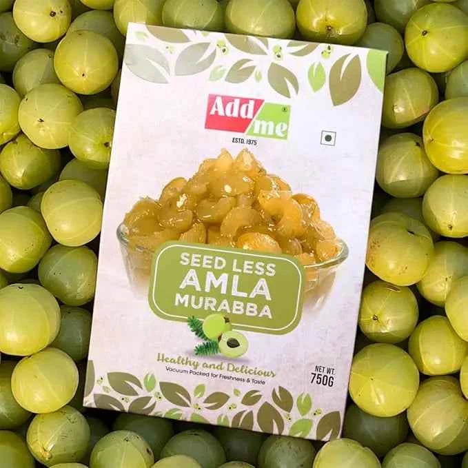 Seedless Dry Amla Murabba 750gm, Naturally Preserved Awla Ka Muraba