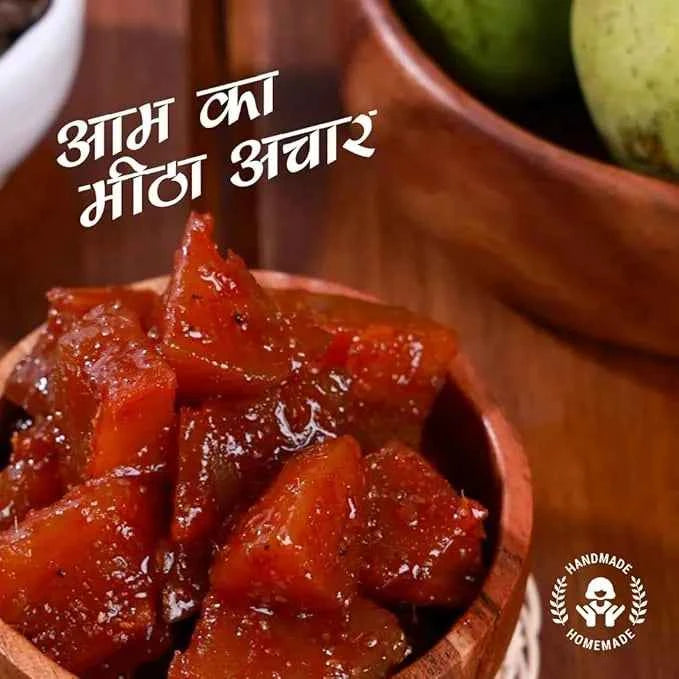 Sweet Mango Pickle, Aam ka Meetha Achar, Gujarati pickle & Rich – Add Me